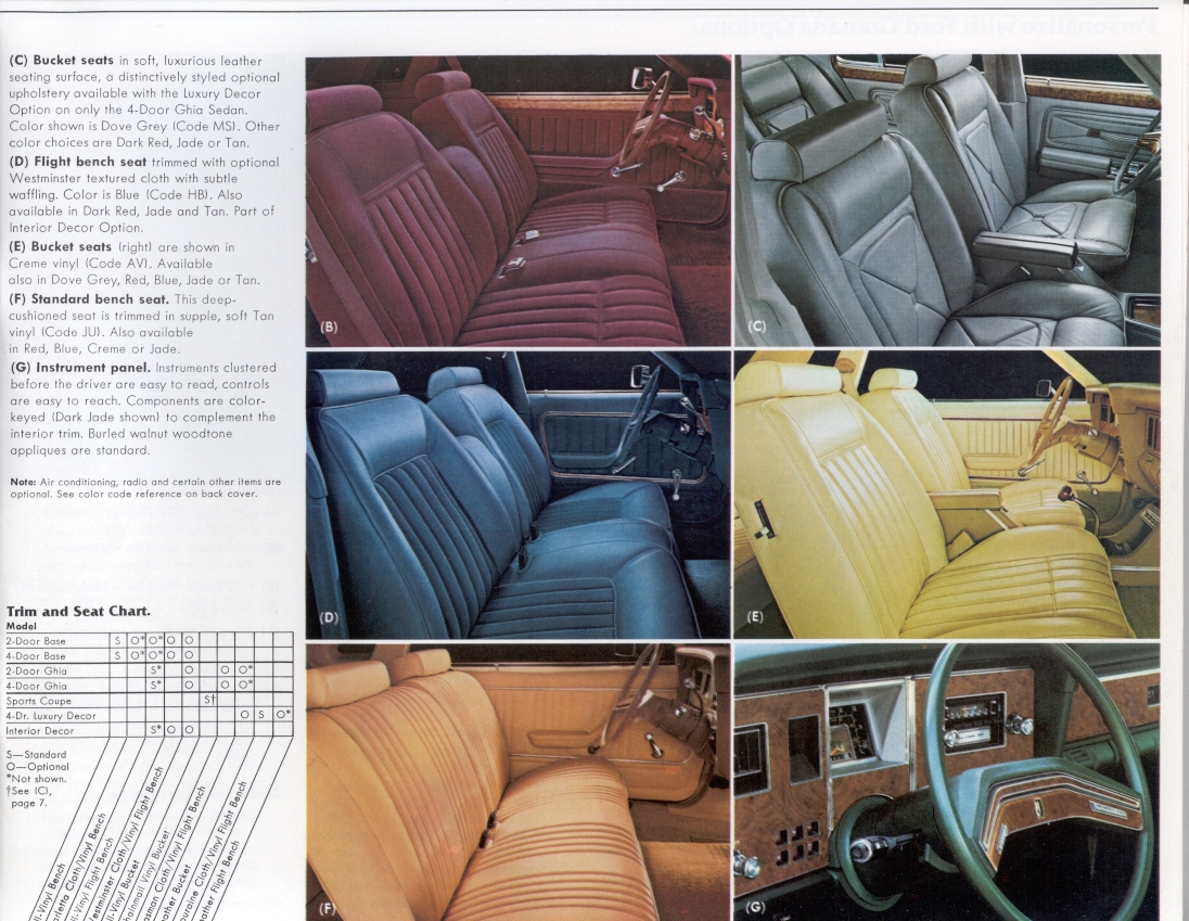 1977 Ford Granada Brochure Page 8